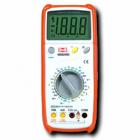 防表筆誤插裝置;數(shù)據(jù)保持,顯 示 器：最大顯示數(shù)1999，字高28mm,直流電壓;交流電壓;直流電流;交流電流;電阻;電容,帶蜂鳴器通斷測(cè)試;二極管測(cè)試;晶體管hFE測(cè)試. 
