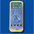 直流電壓； 交流電壓；直流電流；交流電流；電阻;電容；頻率；帶蜂鳴器通斷測試;二極管測試;晶體管hFE測試. RS232C串行通訊接口． 