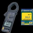 TES-3063交流、直流功率鉤表.4000筆連續(xù)紀(jì)錄，25筆單筆紀(jì)錄,有效功率(KW)/視在功率(KVA)/功率因素(PF)測量,最小值/最大值鎖定功能,峰值鎖定功能,LCD雙顯示∶KW + PF, KVA + PF, V+A,LCD雙顯示∶A + HZ, V + HZ 

