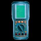 DMM-740A   萬用示波表。帶寬：500KHz。取樣率：20M次/秒
 解析度：8Bit。雙通道。最大輸入電壓：1000Vp-p。RS-232C界面供傳輸測量數(shù)據(jù)及波形 
 
  
 

 