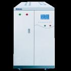 AN97010TSH   單相輸出程控變頻電源 輸出電壓低檔1～150V，高檔1～300V，效率高于85％。輸出容量：10KVA；電路方式：大屏幕液晶（320*240）顯示，IGBT/PWM脈沖寬度調(diào)節(jié)方式；工作方式：普通方式/步階方式（編程）/漸變方式（編程）