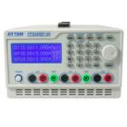 特點(diǎn)及優(yōu)點(diǎn)

·數(shù)字化可編程程控電源。

·3路可調(diào)輸出，具有獨(dú)立、串聯(lián)、并聯(lián)三種工作模式。

·192*64LCD顯示器，可同時(shí)顯示多組設(shè)定及輸出值(可變更顯示模式)。

·窗口化直覺式智能型操作接口，方便使用者操作。

·搞穩(wěn)定度、低漂移。

·過(guò)電壓、過(guò)電流、過(guò)溫度保護(hù)等多重保護(hù)方式。

·智能型風(fēng)扇控制(隨著輸出功率變換)。

·內(nèi)建蜂鳴器作為警告提示。

·精確軟件校正。

·飛梭旋鈕(微調(diào)與粗調(diào))

·90組設(shè)定記憶存儲(chǔ)。

·獨(dú)立、串聯(lián)、并聯(lián)模式。

·1秒的定時(shí)器為輸出工作回路(Auto Step runing)
