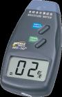 測量范圍：5%～40%
分辨力：1% 
電源：單個9V電池
尺寸：126×70×29mm
讀值鎖定， 兩針采樣
