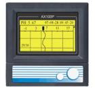 AX100P是基于微電腦技術(shù)的高智能化，高可靠性，具有優(yōu)盤轉(zhuǎn)儲(chǔ)功能的Ph/ORP記錄儀，點(diǎn)陣液晶屏顯示，全中文操作菜單，可顯示實(shí)時(shí)曲線，歷史曲線。能同時(shí)精確測(cè)量和控制pH值或ORP值、溫度。具有在線標(biāo)定，電極自動(dòng)診斷，溫度補(bǔ)償功能?？蓱?yīng)用于電廠、石化、生化制藥、環(huán)保、冶金、水處理等行業(yè)。
